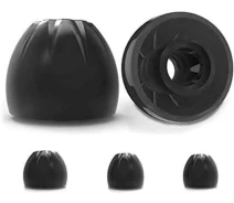Придбати - аксесуари для навушників  Амбюшури Knowledge Zenith Silicone eartips (90403039) Black (3 pairs)