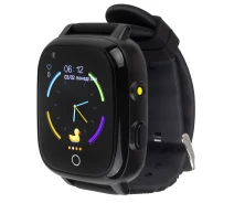 Придбати - смарт-годинник  Дитячий смарт-годинник AmiGo GO005 4G WIFI Thermometer Black