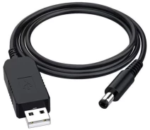 Придбати - кабель та перехідник  Кабель ArmorStandart USB - DC 5.5x2.1 5V 1 м (ARM79303)чор