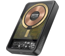 Придбати - універсальну мобільну батарею  Зовн_АКБ Promate 10000mAh Promate 20W PD USB-C порт 15W MagSafe (lucidpack-10.black) чорний