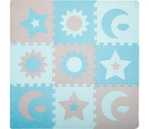 Придбати - розвиваючий килимок  Килимок-пазл MoMi Nebe Blue (90 x 90 cm) (AKCE00031)