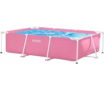 Придбати - басейн  Дитячий каркасний басейн Intex 28266 (220х150х60см) Pink