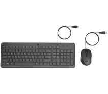 Придбати - клавіатуру  Комплект 2в1 провідний HP 150 EN USB Black (240J7AA) (клавіатура + миша)