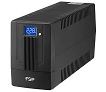 Придбати - джерело безперебійного живлення  ДБЖ FSP iFP-800, 800ВА/480Вт, USB, LCD, 2хSchuko, AVR, Black