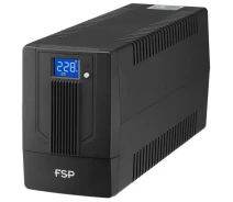 Придбати - джерело безперебійного живлення  ДБЖ FSP iFP-800, 800ВА/480Вт, USB, LCD, 2хSchuko, AVR, Black
