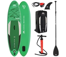 Придбати - SUP дошку  Дошка SUP AQUA MARINA Breeze - All-Around iSUP 3m/12cm with paddle and safety leash (BT-21BRP)