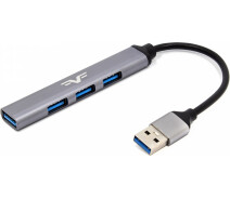 Придбати - кардрідер  USB-хаб Frime 4-х портовий (1х3.0&3x2.0) Silver (FH-20050)