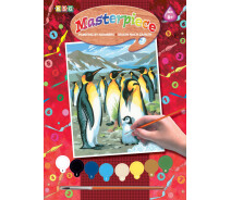 Придбати - картину за номерами  Набір для творчості Sequin Art PAINTING BY NUMBERS JUNIOR Penguins (SA0033)