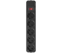 Придбати - мережевий фільтр  Мережевий фільтр Maxxter SPM5-G-10B 3 м, 5 розеток Black