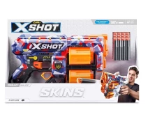 Придбати - іграшкову зброю  Швидкострільний бластер Zuru X-Shot Skins Dread Malice (12 патронів) (36517Q)