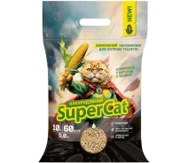 Придбати - наполнитель для туалетов  Наповнювач кукурудзяний SuperCat, що комкується для котячих туалетів, 5 кг(4823089365138)