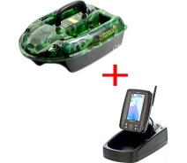 Придбати - кораблик для прикормки  Кораблик для підгодовування CARPBOAT Camo 2,4Ghz+ехолот TF500