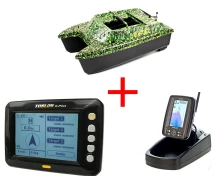 Придбати - кораблик для прикормки  Кораблик для підгодовування CARPBOAT Deluxe 2,4Ghz+ехолот TF500+ автопілот X-Pilot TC-106