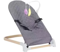 Придбати - крісла-гойдалку, шезлонг  Дитячий шезлонг Kidilo Shaking chair DKL-601 Grey