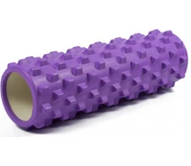 Придбати - масажний валик  Масажний ролер 45 см FitMaker Grid Roller Pro фіолетовий (валик, ролик для точкового масажу) (FM-4514Pro-V)