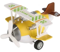 Придбати - машинку, техніка ігрова  Літак металевий інерційний Same Toy Aircraft жовтий SY8016AUt-1