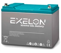 Придбати - акумулятор для ДБЖ та інверторів  Акумуляторна батарея EXELON 100-12 GEL 12V 100 Ah (37161)