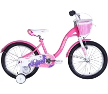 Придбати - велосипед  Велосипед ST 18" SPACE KID MELISSA BH 10" рожевий з корзиною Pl з крилом St 2024 крила, крило пер., крило зад., корзина