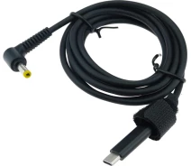 Придбати - кабель та перехідник  Кабель ArmorStandart USB-C - DC 5.5x2.5 18.5-20V 1м (ARM79417) чорний