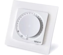 Придбати - терморегулятор  Терморегулятор Devi Devireg Basic +4...45° механічний програмований Bluetooth вбудований 16A 230В білий (140F1160)