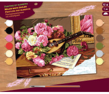 Придбати - картину за номерами  Набір для творчості Sequin Art PAINTING BY NUMBERS SENIOR Romantic Bouquet (SA1037)
