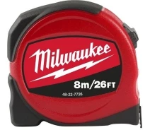 Придбати - рулетку  Рулетка Milwaukee SLIMLINE S8-26/25 8 м/16" (48227726)