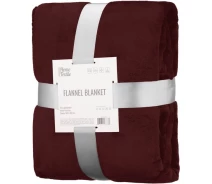 Придбати - плед  Плед Ardesto Flannel 160х200см, 100% поліестер, бургунді (ART0221SB)