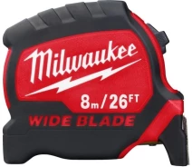 Придбати - рулетку  Рулетка Milwaukee PREMIUM с широким полотном 8м-26фт (футовая (4932471818)