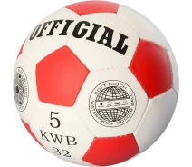 Придбати - м'яч  М'яч футбольний OFFICIAL 2500-203 (Червоний) (2500-203(Red)