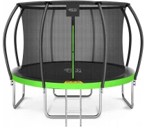 Придбати - батут  Батут із внутрішньою сіткою 4FIZJO PRO 12FT Black/Green (P-5907739314185)