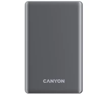 Придбати - універсальну мобільну батарею  Зовн_АКБ CANYON OnPower 505 slim Magnetic 5000 mAh PD 20W (CNS-CPB505DG) темно сірий