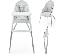Придбати - стільчик для годування  Стільчик для годування Kinderkraft Dinnly Grey (KHDINN00LGR0000) (00-00305296)
