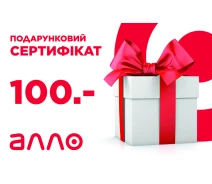 Придбати - подарункову карту  Подарунковий сертифікат Алло номіналом 100 грн