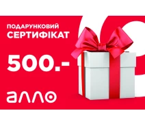 Придбати - подарункову карту  Подарунковий сертифікат Алло номіналом 500 грн