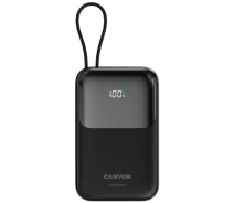 Придбати - універсальну мобільну батарею  Power Bank CANYON OnPower 101 built-in cable 10000 mAh PD 22.5W (CNS-CPB101BK) чорний