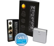 Придбати - метеостанцію  Метеостанция Technoline WS6650 Black (WS6650)