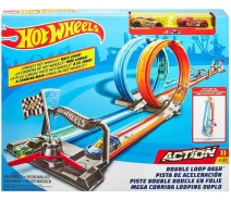 Придбати - іграшковий гараж, паркінг, трек  Трек Hot Wheels Action Подвійна петля (GFH85)