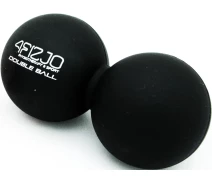 Придбати - масажний м'яч  Масажний м'яч подвійний 4FIZJO Lacrosse Double Ball 6.5 x 13.5 см 4FJ1226 Black