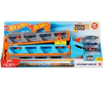 Придбати - іграшковий гараж, паркінг, трек  Трек Hot Wheels City Вантажівка-транспортер Супергонки 2 в 1 (GVG37)
