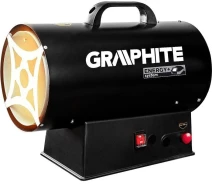 Придбати - теплову гармату  Теплова гармата газова GRAPHITE 58GE100 акумуляторна 18В 15кВт
