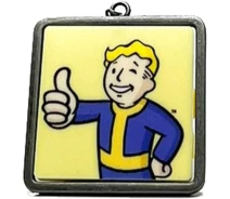 Придбати - подарок для геймеров  Брелок GoodLoot Fallout Turnable (5908305237839)