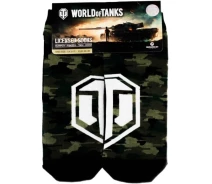 Придбати - подарок для геймеров  Шкарпетки GoodLoot World of Tanks Green Camo Ankle Socks (5908305235101)