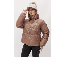 Придбати - жіночий пуховик  Пуховик Zaza Shop 2001-1 Синтепух XL Карамельна
