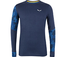 Придбати - чоловічу термобілизну  Термофутболка ч Salewa CRISTALLO WARM AMR M L/S TEE 28205 3960 46/S синій