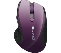 Придбати - мишку для ноутбука  Миша ігрова Canyon Wireless CNS-CMSW01P Purple Pearl Glossy