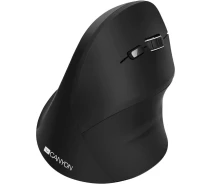 Придбати - мишку для ноутбука  Миша Canyon Wireless CNS-CMSW16B Vertical Black