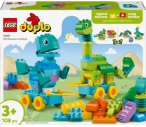 Придбати -  Конструктор LEGO® DUPLO Динозаври на колесах 3в1 (10451)