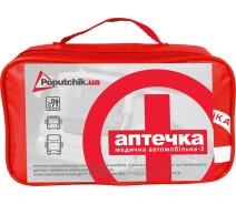 Придбати - автоаптечкою  Аптечка автомобільна-2 (АМА-2) Poputchik (02-028-М) м'який футляр