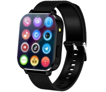 Придбати - смарт-годинник  Смарт-Годинник JETIX DF100 Pro c 4G відеодзвінком вібродзвінком та вологозахистом IP67 Black (100Pro-01)