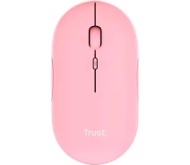 Придбати - мишку для ноутбука  Миша Trust Puck Rechargeable Ultra-Thin BT WL Silent Pink (24125)